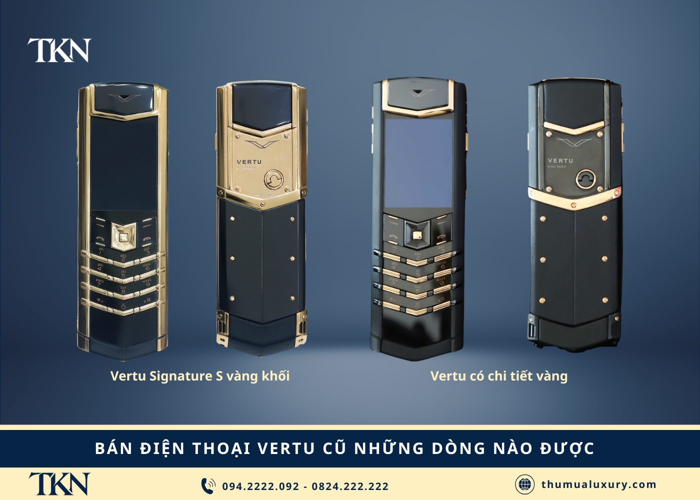 Dịch vụ thu mua điện thoại Vertu cũ chuyên nghiệp