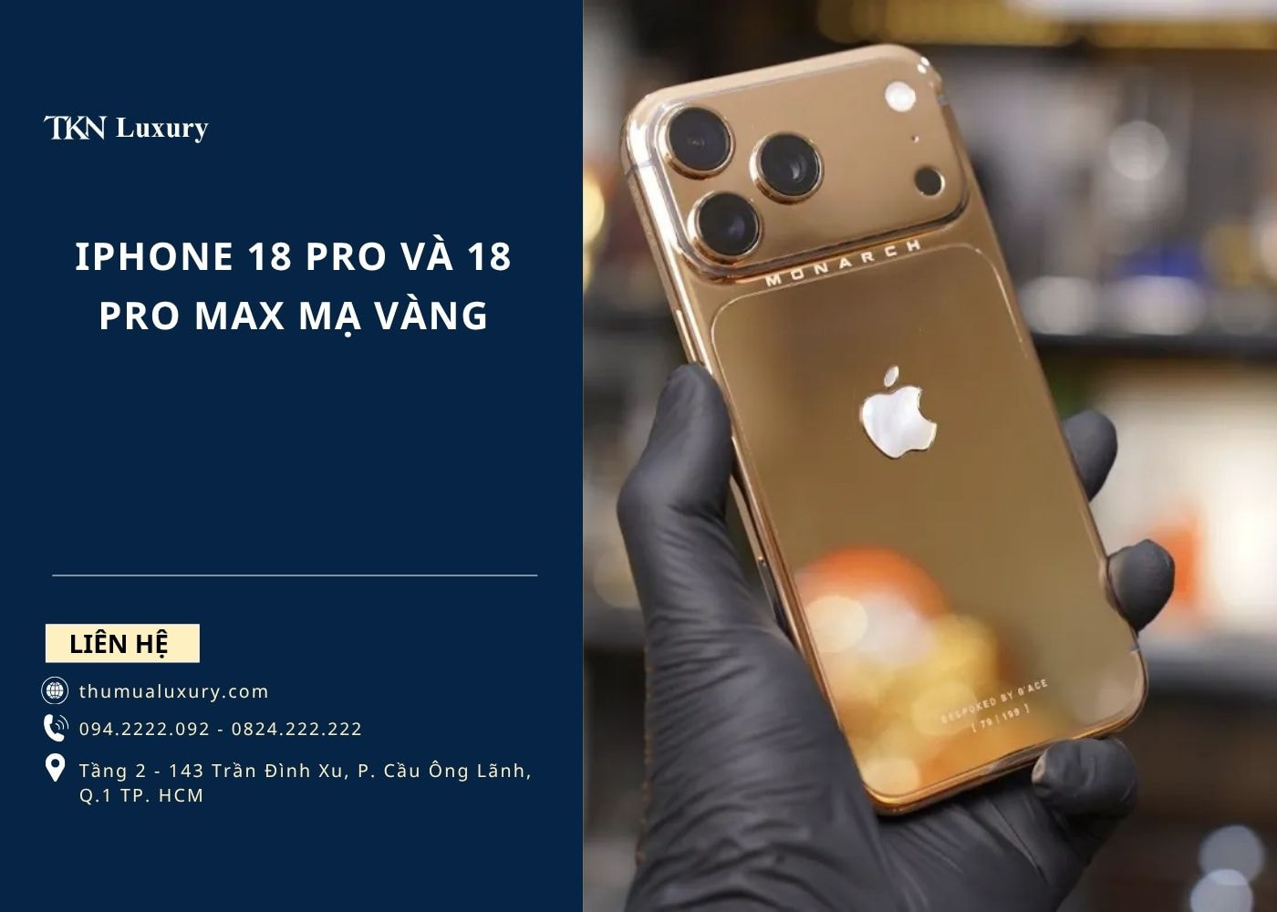 IPhone 18 Pro và iPhone 18 Pro Max mạ vàng