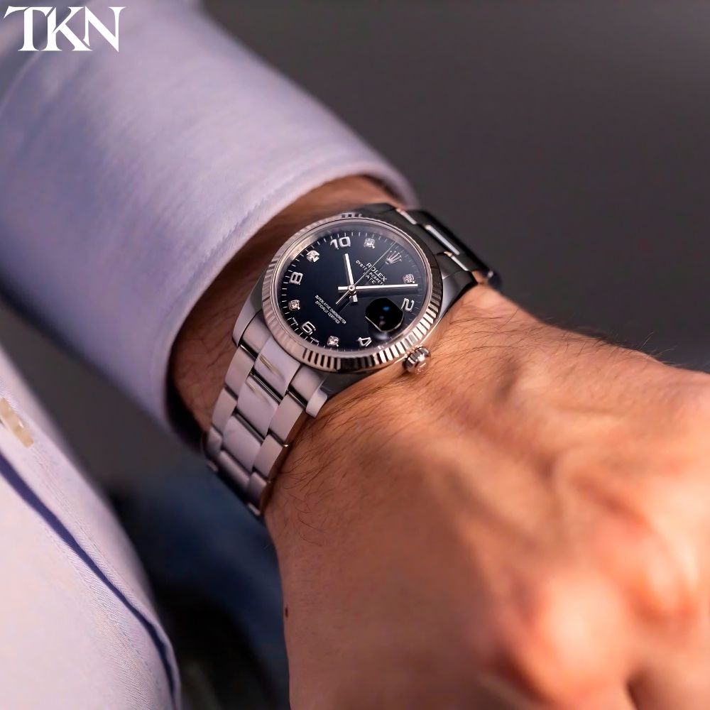 Rolex Datejust 115234 Black Diamonds - Ảnh 5