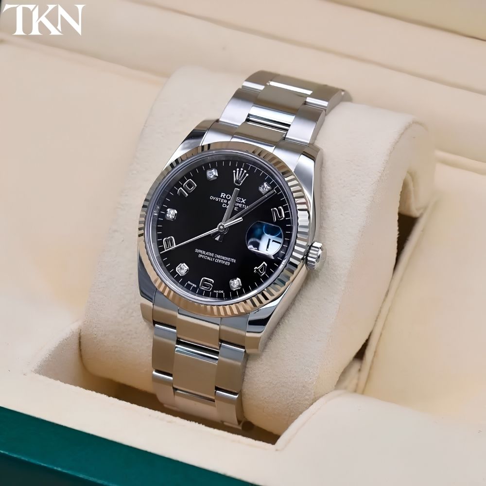 Rolex Datejust 115234 Black Diamonds - Ảnh 3