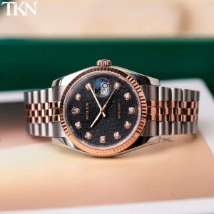 Rolex Datejust 116231 Mặt Vi Tính Đen Diamonds