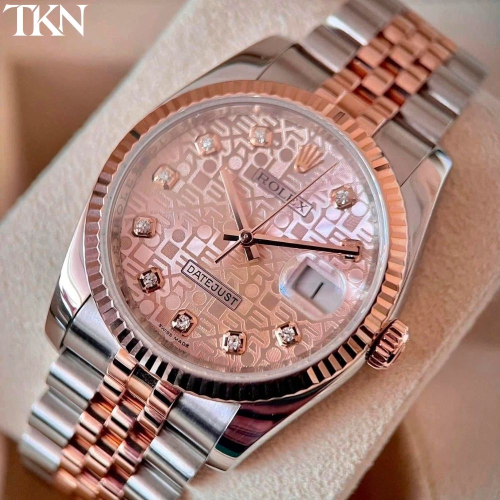Rolex Datejust 116231 Mặt Vi Tính Hồng Diamonds