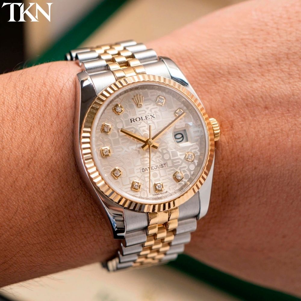 Rolex Datejust 116233 Mặt Vi Tính Trắng Diamonds - Ảnh 5