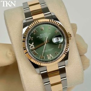 Rolex Datejust 126233 Olive Cọc La Mã