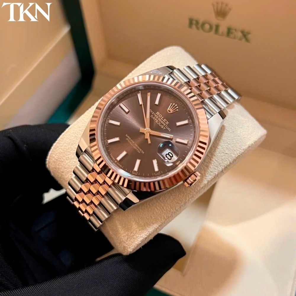 Rolex Datejust 126331 Chocolate Index - Ảnh 4
