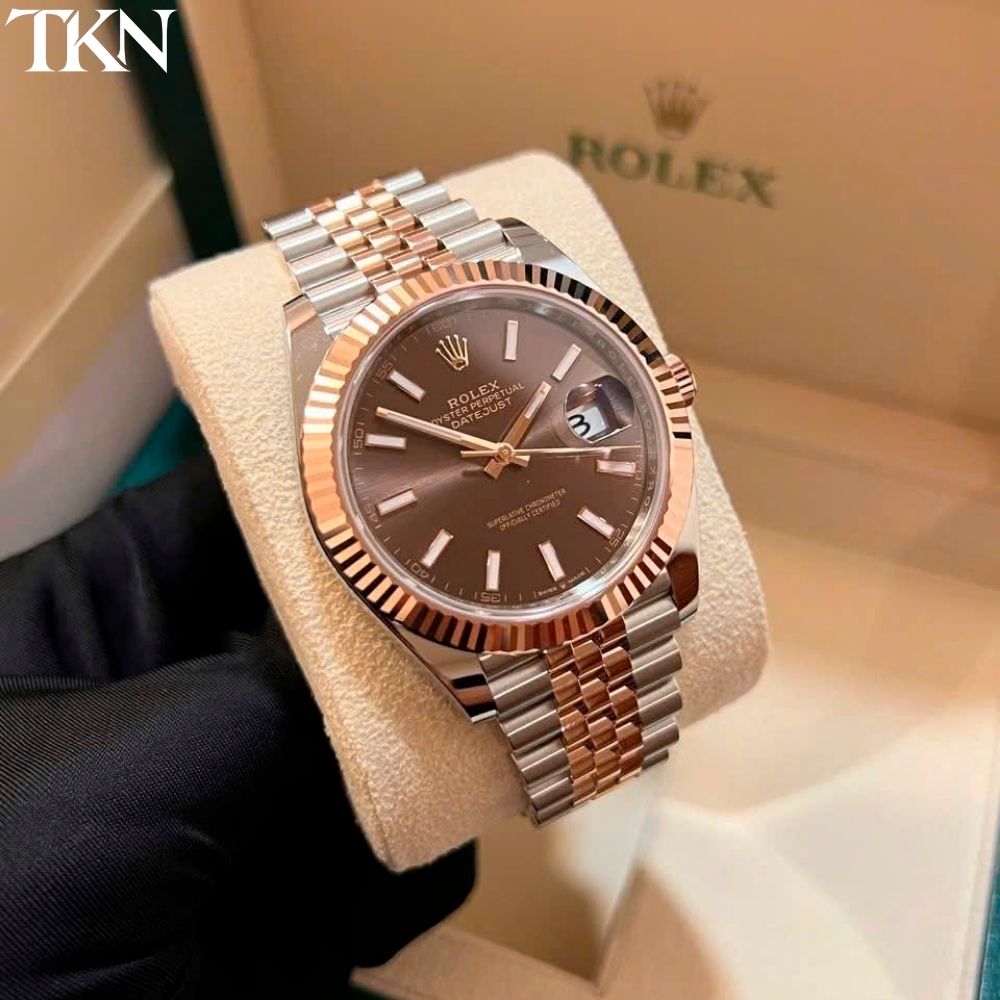 Rolex Datejust 126331 Chocolate Index - Ảnh 5