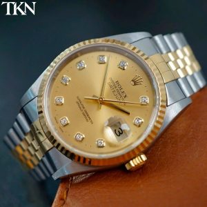 Rolex Datejust 16233 Champagne Diamonds