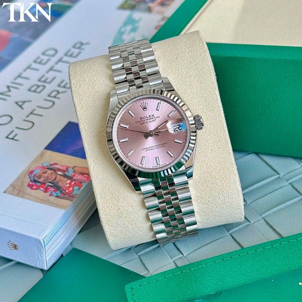 Rolex Datejust 278274 31 Hồng Index - Ảnh 5