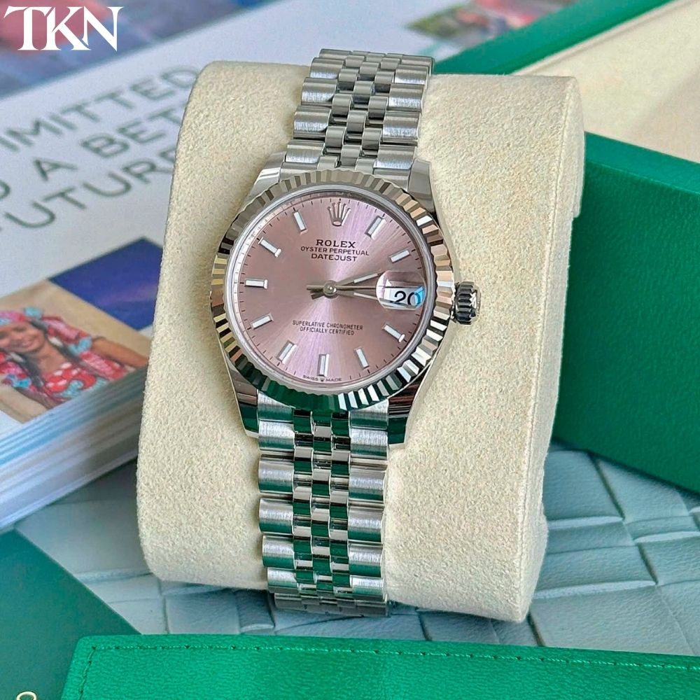 Rolex Datejust 278274 31 Hồng Index - Ảnh 4