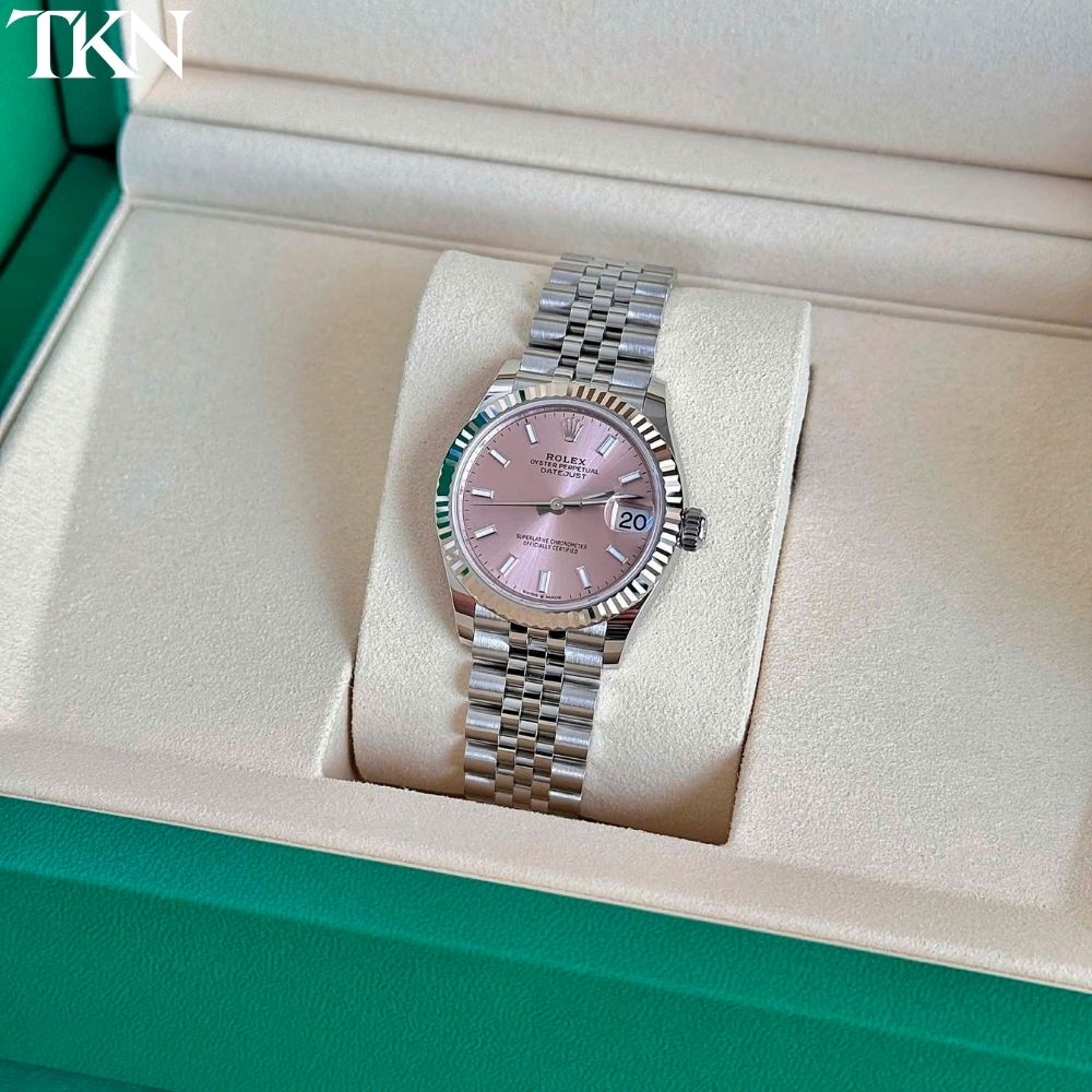 Rolex Datejust 278274 31 Hồng Index - Ảnh 3