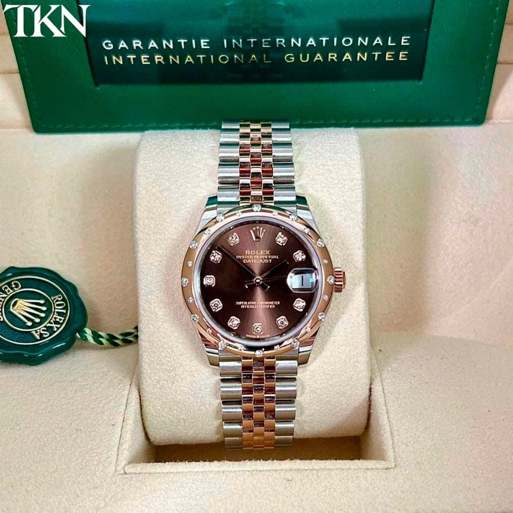 Rolex Datejust 278341RBR 31 Chocolate Diamonds - Ảnh 4