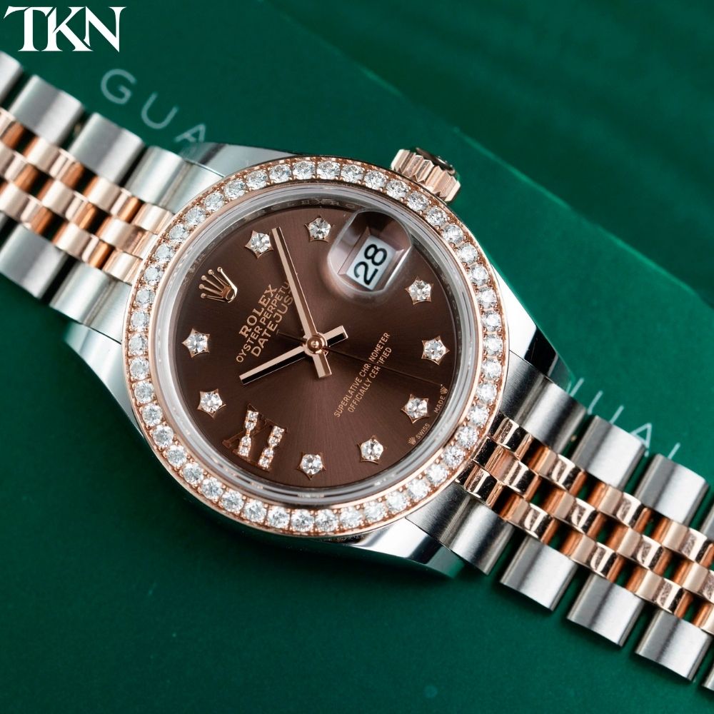 Rolex Datejust 279381RBR 28 Chocolate Diamonds - Ảnh 6