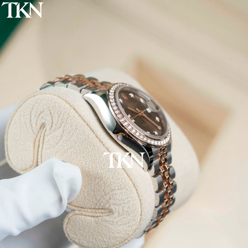 Rolex Datejust 279381RBR 28 Chocolate Diamonds - Ảnh 5