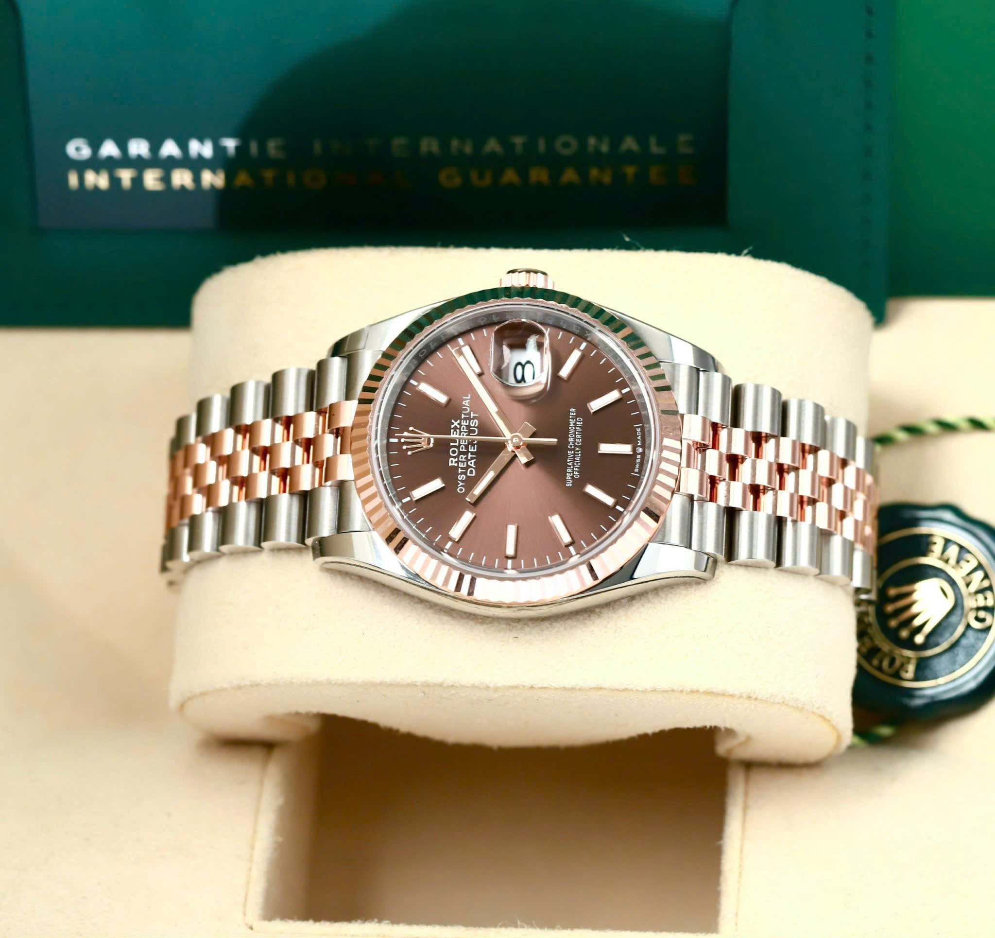 Rolex Datejust 126231 Chocolate Index - Ảnh 4