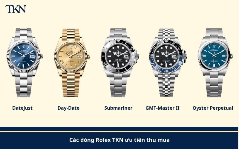 cac-dong-rolex-tkn-uu-tien-thu-mua Các dòng Rolex TKN Luxury ưu tiên thu mua