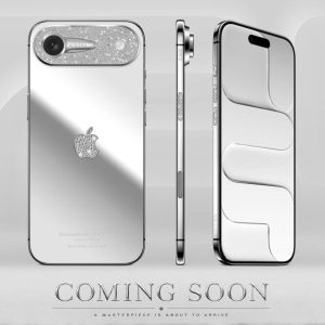 iPhone 18 Pro Max Aurora Platinum Diamonds Crown Limited Edition