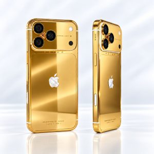 iPhone 18 Pro Max PRIME Classic Gold Ft. Champagne Sapphire