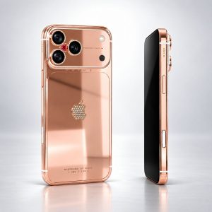 iPhone 18 Pro Max PRIME Rose Gold Ft. Pigeon Red Ruby