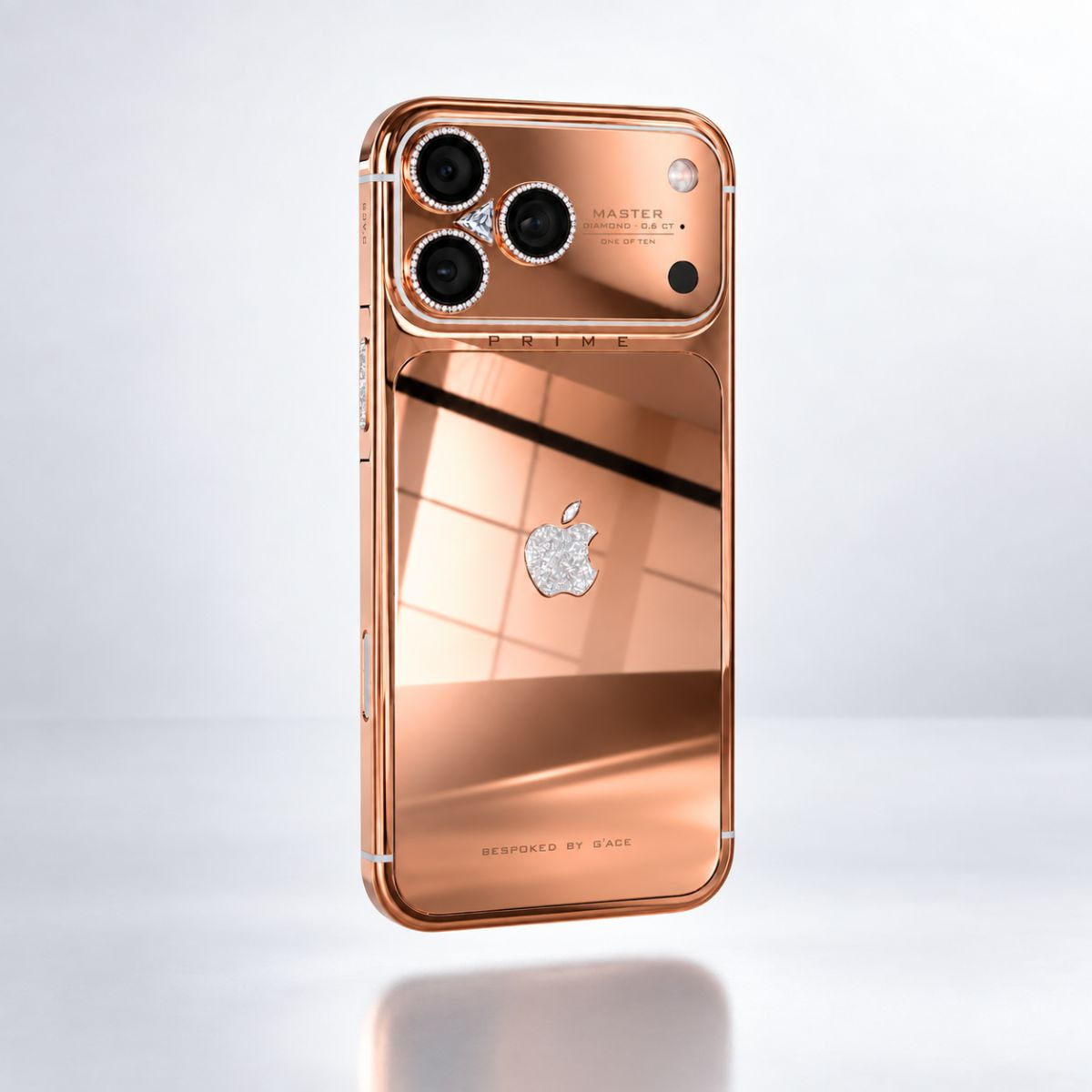 iPhone 18 Pro Max PRIME Rose Gold Ft. Pigeon Red Ruby