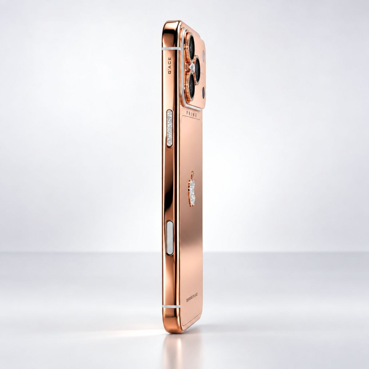 iPhone 18 Pro Max PRIME Rose Gold Ft. Pigeon Red Ruby