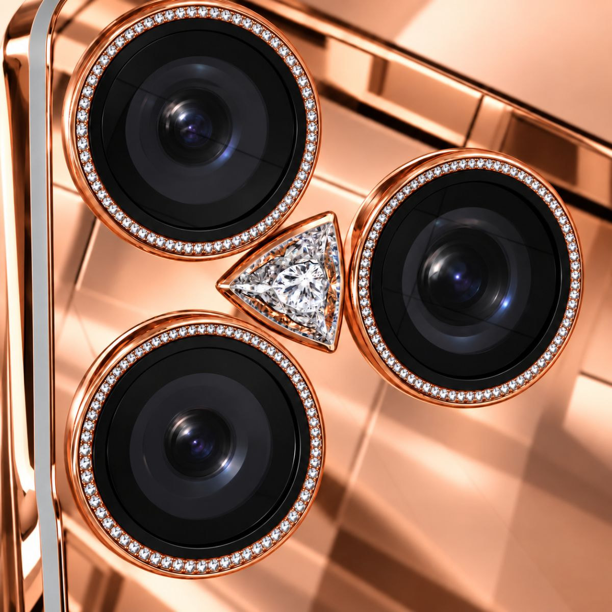 iPhone 18 Pro Max PRIME Rose Gold Ft. Pigeon Red Ruby