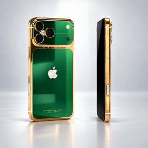 iPhone 18 Pro Max G’ACE PRIME Classic Gold Emerald DLC Ft. Diamond