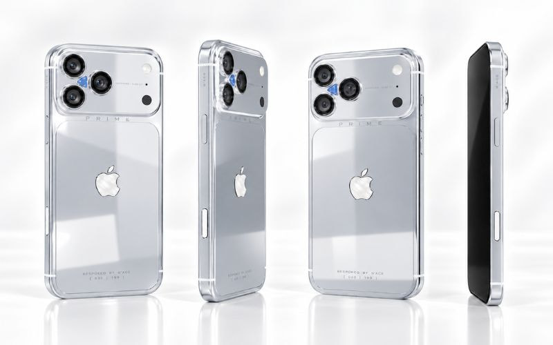 iPhone 18 Pro Max PRIME Platinum Ft. Blue Sapphire