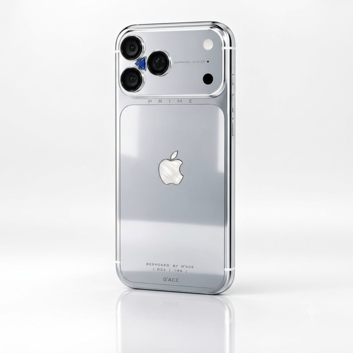 iPhone 18 Pro Max G’ACE PRIME Platinum Ft. Blue Sapphire