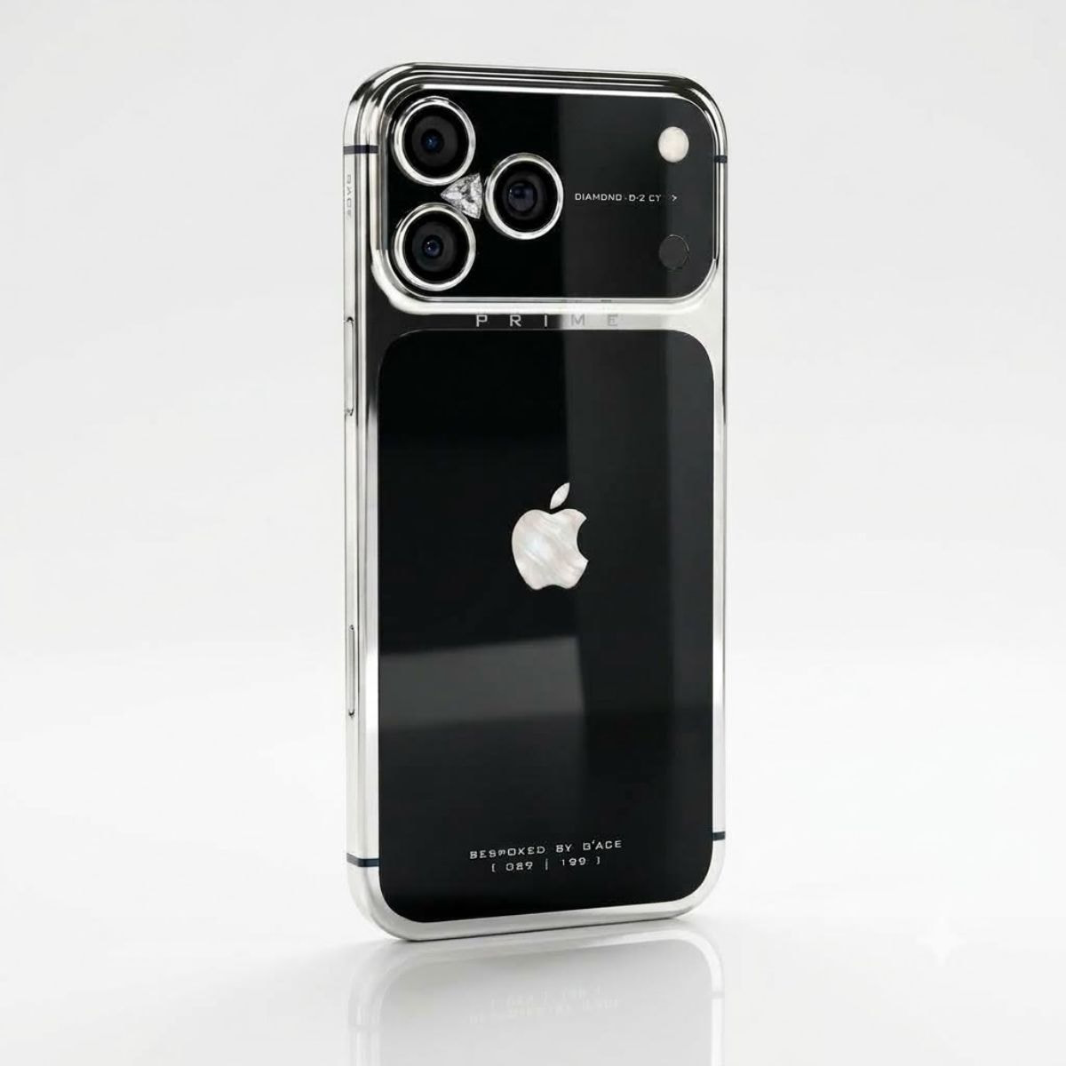 iPhone 18 Pro Max G’ACE PRIME Platinum Black DLC Ft. Diamond
